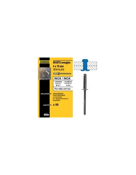 Rivets inox/inox 4,8x8 (25)7631894