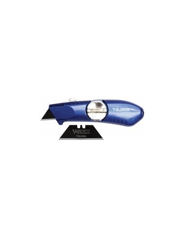 Couteau retract bleu tajima profvr102d en presentoir