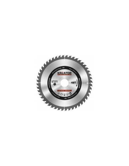Lame De Scie Circulaire À Carbure 24 Dents 210 Mm - KREATOR