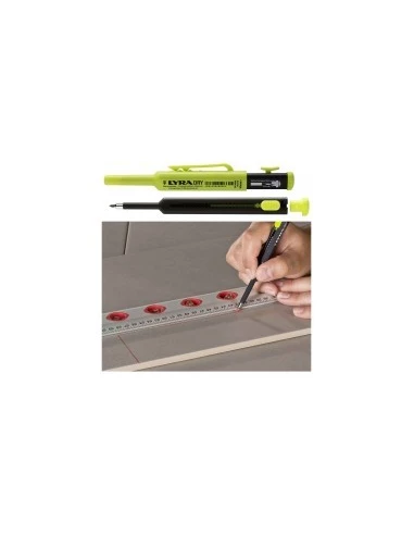 Crayon graphite lyra dry + distributeur 12 mines assorties 4498001 - LYRA