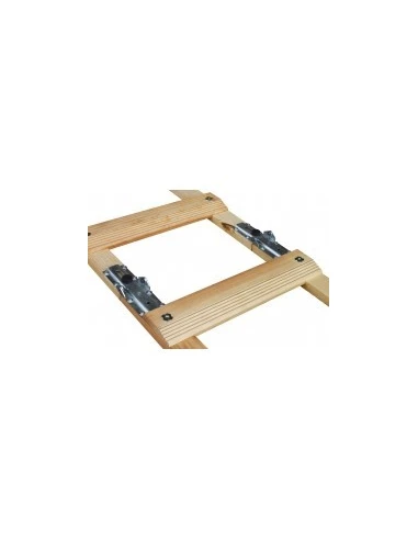 Echelle de couvreur pliante renforcee confort - longueur:5 m (2 x 2,5 m)entraxe marches:33 cmnb éc