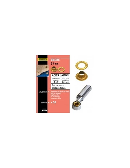Oeillets diametre 8mm (25p)7631913
