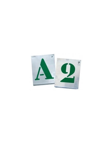 Vignette a jour chiffre 60mm scs/carte