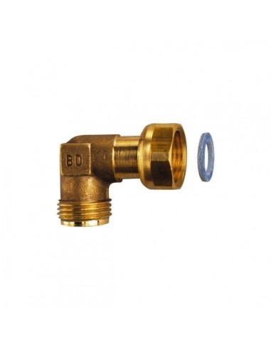 Coude Gaz M/F 15x21 DIPRA Raccord gaz universel, mâle/femelle - DIPRA