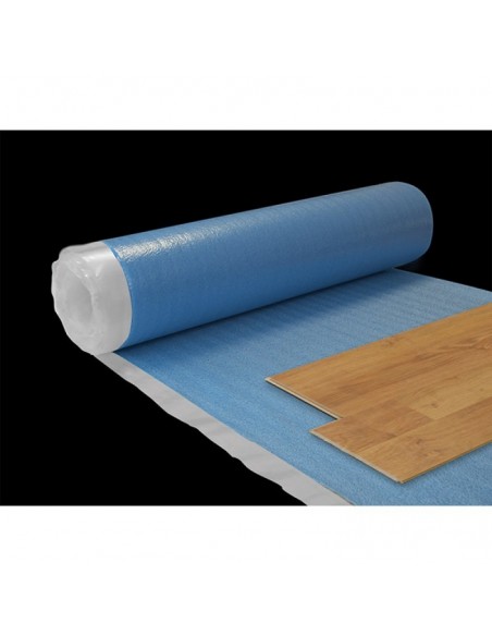 Sous couche + pare vapeur 15mx3mm pour parquet et stratifié - SAPRONIT