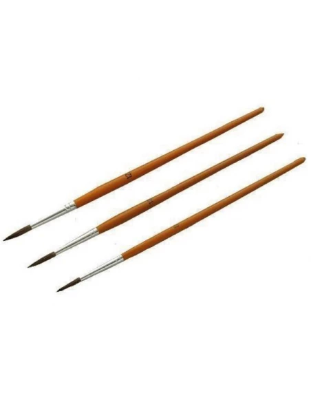 3 Pinceaux n2+4+6 aquarelle