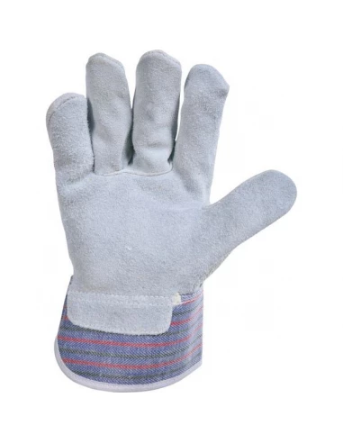 Gants croute et toile