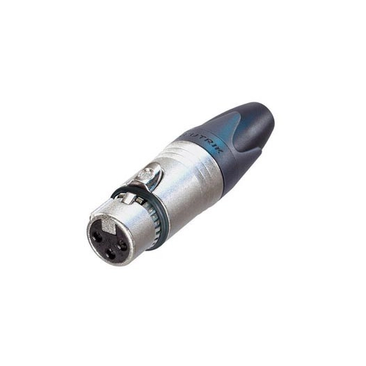 Neutrik - connecteur xlr, 3 points femelle, anti-parasites