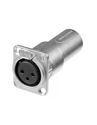 Neutrik - embase xlr femelle vers xlr male - traversée de panneau