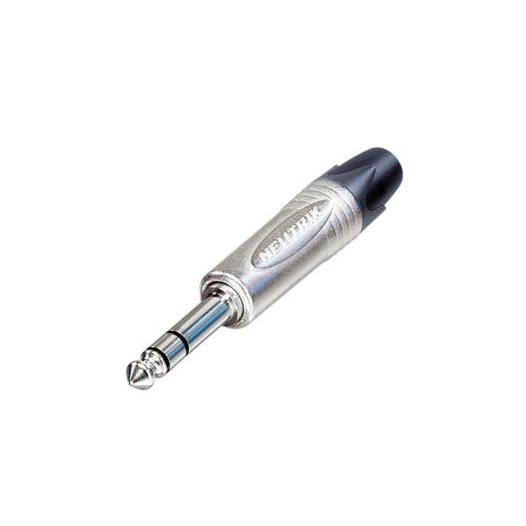 Neutrik - connecteur jack, 3 points male, 6 3mm, nickelé