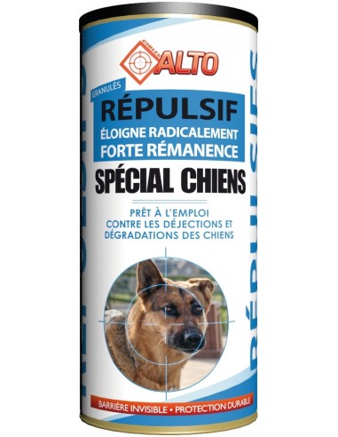 Répulsif Chiens Granulés Éloigne les chiens des zones indésirables - Cibles Alto