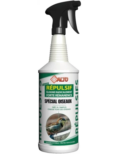 Repulsif laque special oiseaux pulvérisateur 1 litre - ALTO