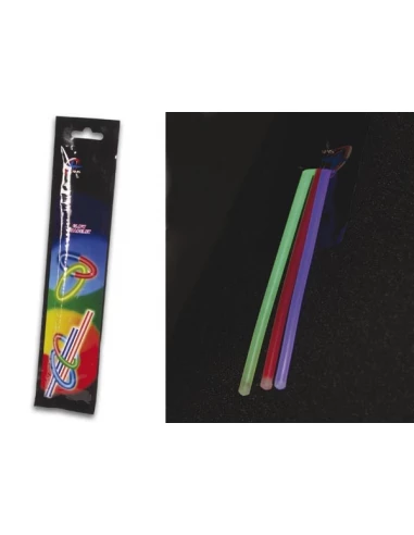 Jeu de tubes fluorescents i 0 5 x 20 cm - diffirentes couleurs (3 pcs / jeu)