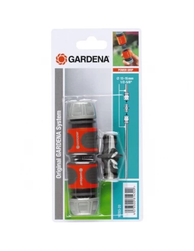 Raccords + connexion 15mm diam 13-15mm 3 pièces GARDENA