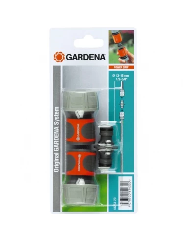 Raccords + connexion 19mm diam 3 piéces GARDENA
