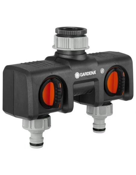 Distributeur À 2 Voies Avec Adaptateur Gardena