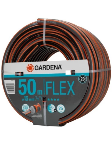 Tuyau Flexible D'irrigation Ø15mm (5/8'') Rouleau 50m. Gardena