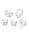 Kit vmc hygroréglable easyhome hygro premium mw +  bouches bahia curve electrique