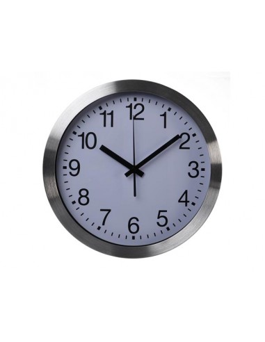 Horloge murale en aluminium - e, 30, cm
