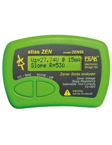 Atlas zen - analyseur de diodes zener (0 - 50 v)