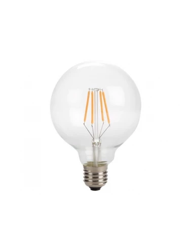 ampoule à filament led - style rétro - g95 - 4 w - e27 - blanc chaud intense