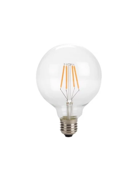 ampoule à filament led - style rétro - g95 - 4 w - e27 - blanc chaud intense
