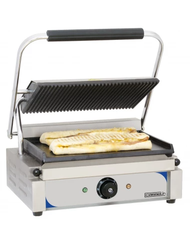 Grill Panini plaques Rainurée - Lisse - CASSELIN