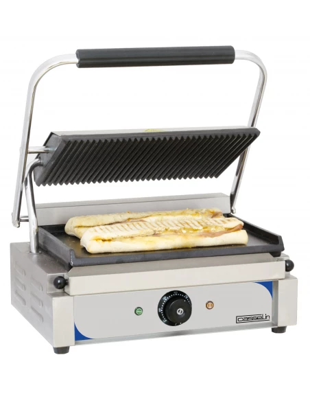 Grill Panini plaques Rainurée - Lisse - CASSELIN