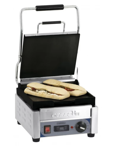 Grill Panini Petit Premium Lisse - Lisse avec minuteur - CASSELIN