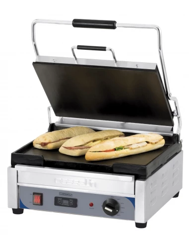 Grill Panini Grand Premium Lisse - Lisse avec minuteur - CASSELIN