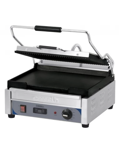 Grill Panini Grand Premium Rainurée - Lisse avec minuteur - CASSELIN