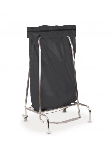 Porte sac poubelle inox 110L - CASSELIN