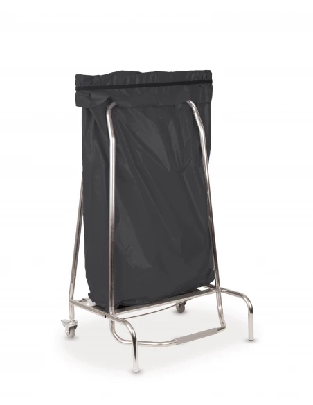 Porte sac poubelle inox 110L - CASSELIN