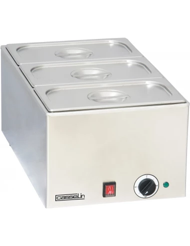 Bain-marie avec 3 x GN 1/3 - CASSELIN