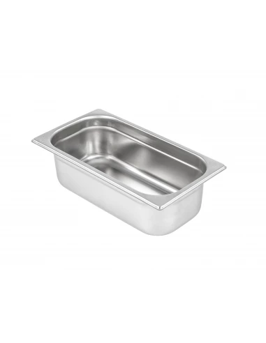 Bac gastronorme 1/3_• profondeur : 20 mm• contenance : 0,9 l• dimensions : 325 x 176 mm