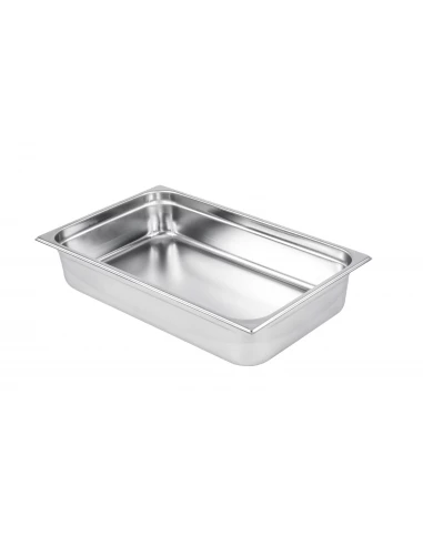 Bac gastronorme 1/1_• profondeur : 100 mm• contenance : 15 l• dimensions : 530 x 325 mm