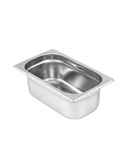 Bac gastronorme 1/4_• profondeur : 20 mm • contenance : 0,6 l • dimensions : 265 x 162 mm