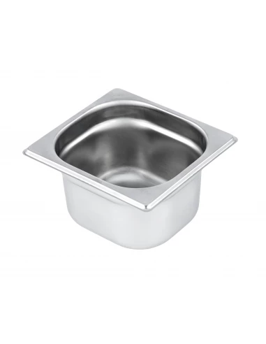 Bac gastronorme 1/6_• profondeur : 200 mm • contenance : 4,3 l • dimensions : 265 x 162 mm