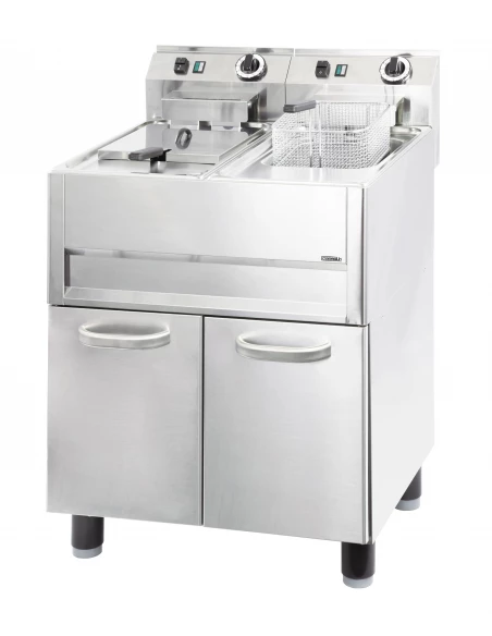 Friteuse électrique sur pieds 2 x 13 litres - CASSELIN