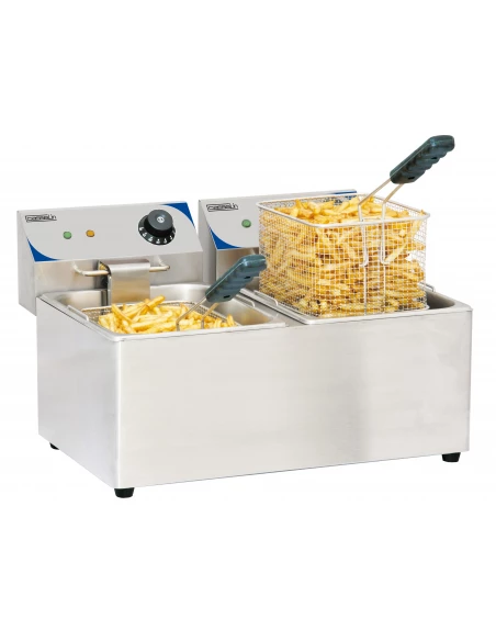 Friteuse électrique 2 x 8 litres - CASSELIN