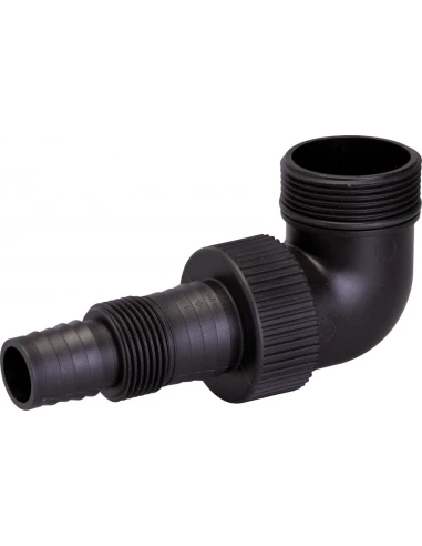 Kit raccord coude sortie de pompe vide-cave 40 x 49 - 26 x 34