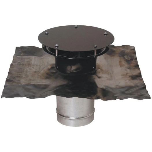 Sortie toit ronde brune +