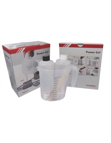 Résine Gel bi-composant Power Gel 1000ml pour boite électrique - Cellpack
