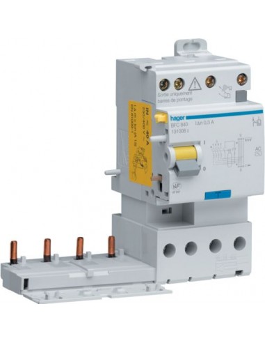 Bloc diff4p 40a 30ma ac
