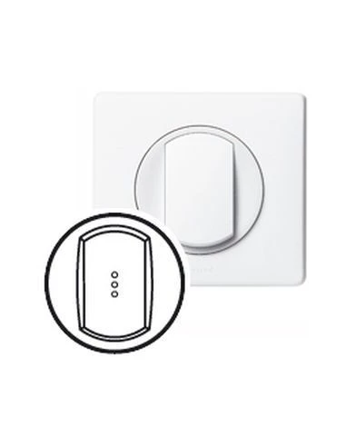 Legrand 068112 - Enjoliveur Blanc - Prise 2p+t Standard - Céliane