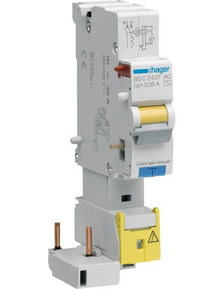 Bloc dif 1p+n 25a 30ma ac