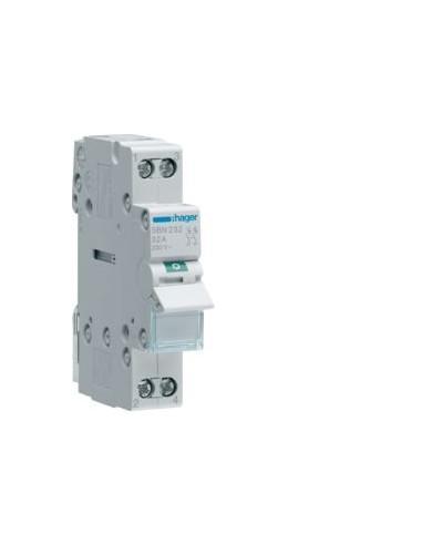 Interrupteur 2P 63A Sectionneur modulaire bipolaire - Hager