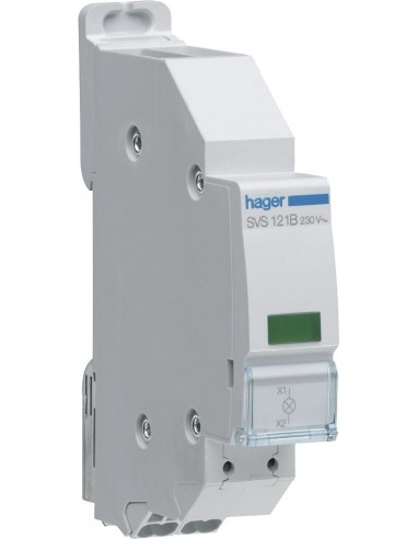 Voyant led vert 230v svs121b - HAGER