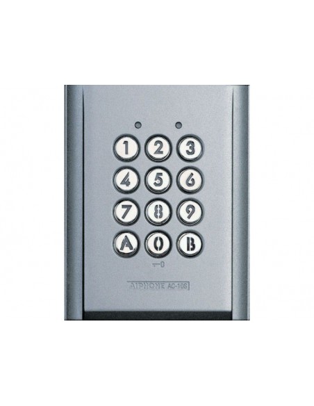 Clavier Saillie Métal Injecté, Rétro Éclairé, 100 Codes & 2 Relais