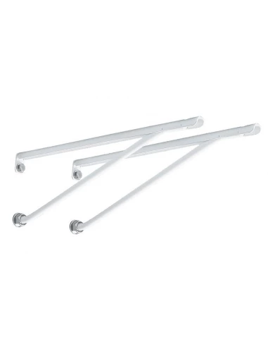 2 consoles alu blanc d5705ac